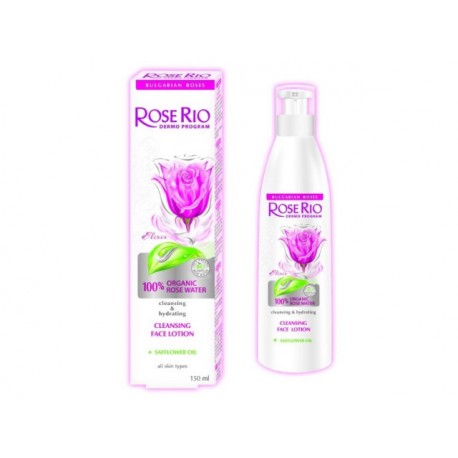 Bio-Rosenwasser-Reinigungs-Gesichtslotion, RoseRio, 150 ml