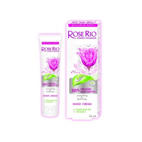 Bio Rosenwasser Handcreme, RoseRio, 65 ml