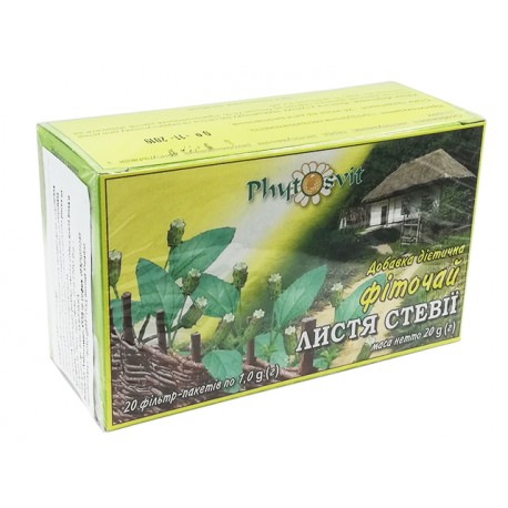 PhytoTea, Stevia, Phytosvit, 20 Filterbeutel