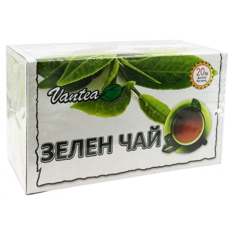 Grüner Tee, naturbelassen, Vantea, 20 Filterbeutel
