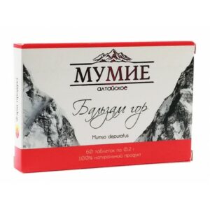 Altai raffiniertes Mumiyo, 60 Tabletten