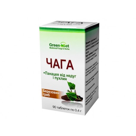 Chaga, Greenset, 90 Tabletten