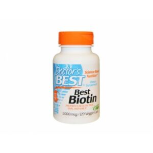 Biotin, Doctor's Best, 120 Veggie-Kapseln