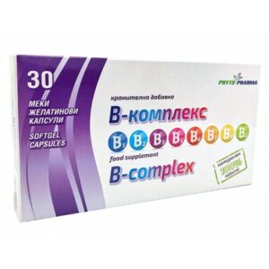 Vitamin B-Komplex, natürlich, PhytoPharma, 60 Kapseln