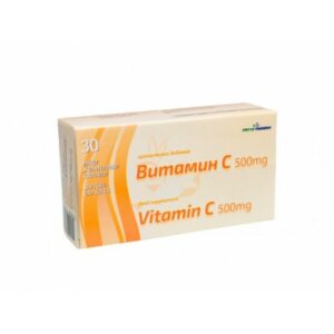 Vitamin C, 500 mg, PhytoPharma, 30 Kapseln