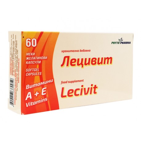 Lecivit, Vitamin A+E, PhytoPharma, 60 Kapseln
