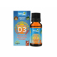 Vitamin D3, flüssig, 400 IE in Tropfen, Niksen, 20 ml