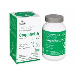 Cognihelth, Gehirngesundheit, ayurvedisches Nahrungsergänzungsmittel, Charak, 60 Kapseln