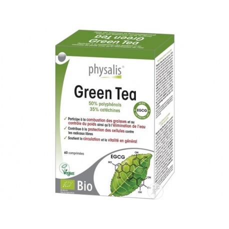 BIO Grüner Tee, Physalis, 60 Tabletten