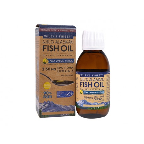 Wildes Alaska-Fischöl, flüssig, 60 ml