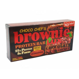 Brownie-Proteinriegel – Schokolade und Kirsche, Choco Chef's, 100 g