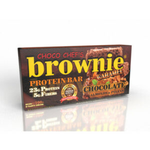 Brownie Proteinriegel – Karamell, Choco Chef's, 100 g